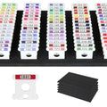 500 Pcs Acrylic Embroidery Floss Bobbins with Numbers & Color - style: With 5 foam inserts for Bisley