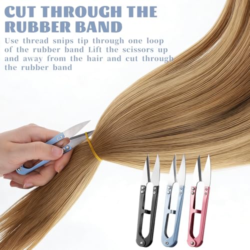 Sewing Snips 3 PCS Thread Snips for Sewing 4.1 Inch Scissors Snip Crochet-Sewing Scissors Snip High-Carbon Steel Thread-Scissors Sewing-Supplies for Knitting DIY Crafts Yarn Gardening