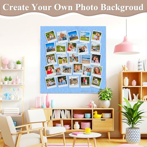 Baby Blue Felt Fabric 36" x 36", 1 Square Yard Stiff Acrylic Felt Sheet - color: Baby Blue, size: 36" X 36" (1 Yard)