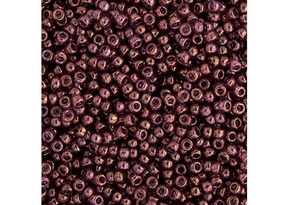 Miyuki Seed Bead 11/0 APX.22g - Amethyst Gold Luster Japanese Glass Seed Beads - color: Amethyst Gold Luster