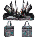 PACMAXI Sewing Accessories Storage Bag, Knitting, Craft Tools - color: paisley