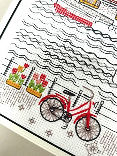 RIOLIS 2051 City on Water Counted Cross Stitch Kit 9.5 x 11.75 in