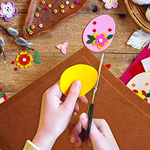 Jtnohx Color Felt Fabric Soft Felt Sheets for Crafts Light Brown 20Pc 1.4mm - color: Light Brown