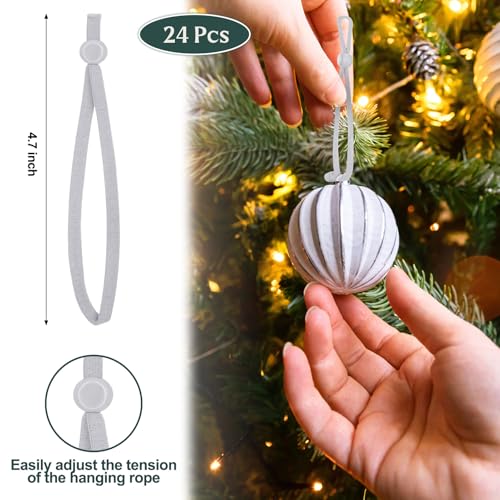 Daifunli 36 Pcs Christmas Adjustable Decoration Hooks, Sliver - color: Sliver