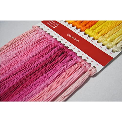ITSTITCH Stamped Cross Stitch Kits for Beginners Full Range of Cross Stitching Preprinted Pattern for Kids or Adults, 11CT DIY Embroidery Needlepoint Starter Kits-Phantom Red Dragon ，15.4×28 inch - color: Phantom Red Dragon ，15.4×28 inch