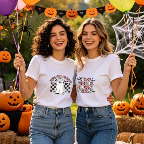 Retro Ghost Halloween Iron on Transfers 20 Pcs - color: Retro Ghost Halloween