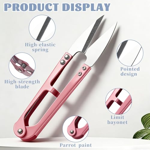 Sewing Snips 3 PCS Thread Snips for Sewing 4.1 Inch Scissors Snip Crochet-Sewing Scissors Snip High-Carbon Steel Thread-Scissors Sewing-Supplies for Knitting DIY Crafts Yarn Gardening