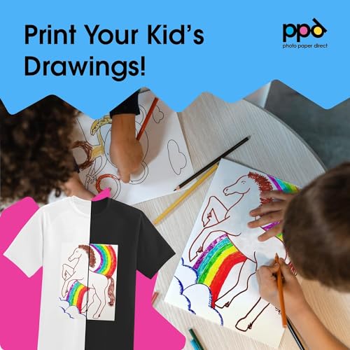 PPD 20 Sheets 8.5x11" Iron-on Heat Transfer Paper Mixed Fabrics Inkjet - size: 8.5 x 11, style: Mix (20 Sheets)