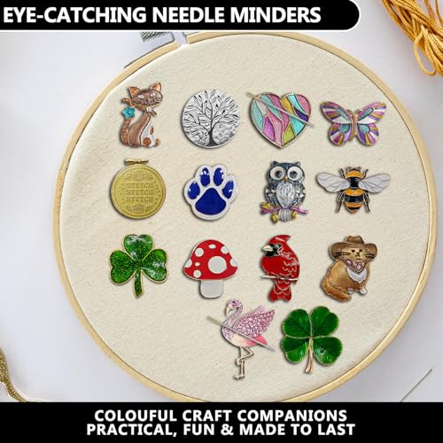 Magnetic Needle Minder Magnet Embroidery Accessories and Supplies Embroidery Needle Holder Cross Stitch Holder Needlework Supplies (Squirrel) - size: Squirrel