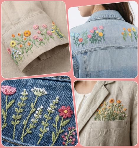 25 Pcs Embroidery Transfer Patterns, Embroidery Patterns