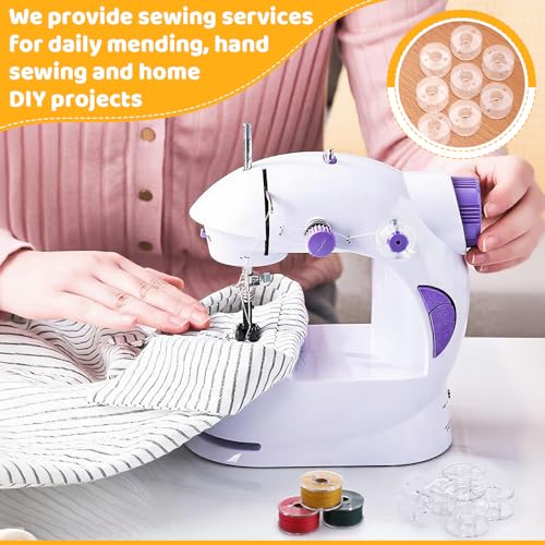 LOKUNN 25 Pcs Bobbins for Sewing Machine Plastic Bobbins for Sewing - size: 25 Pcs