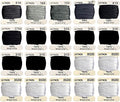 Embroidery Floss bobbins - Cross Stitch Threads - Friendship Bracelets Floss - Crafts Floss - 20 Bobbins Per Pack Embroidery Floss, Beaver Gray Gradient - color: 414-B5200