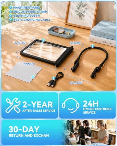 2026 Upgraded 12X Magnifying Glass with Light for Reading