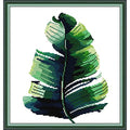 Svarog Stamped Cross Stitch Kits Beginners Full Range of Embroidery Patterns Starter Kits for Adult or Kids DIY Cross Stitches Needlepoint Kits 14CT-Green Plant（1） 12.2x12.6 inch - color: Green plant（1） 12.2x12.6 inch