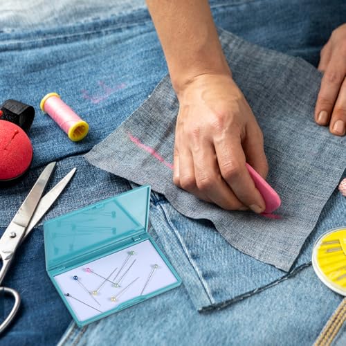 2Pcs Magnetic Needle Case Rectangle Magnetic Needle Holder Keeper Cross Stitch Sewing Knitting Pin Holder Case Organizer Storage Box for Pin Organizer