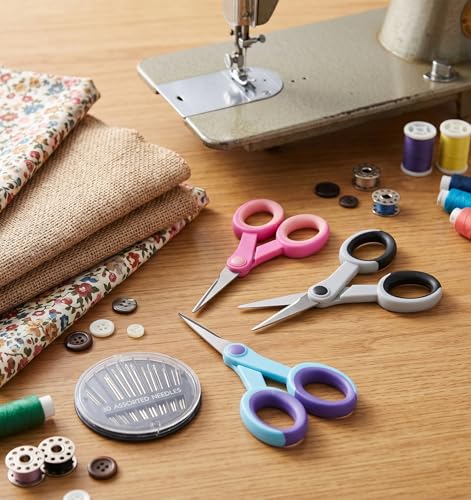 3 Pack Small Embroidery Scissors, Sharp Stainless Steel Thread Sewing Snips