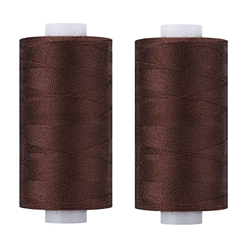 Simthread All Purpose Thread Polyester 400Y Brown - color: Brown PP#035