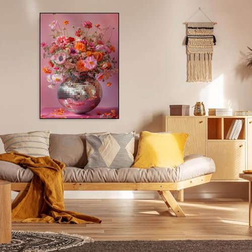 Dugsmgd Flowers Diamond Art Kits for Adults, Diamond Painting Kits 12X16 in - color: Flowers