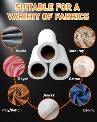 PLANTIONAL Heavy Weight Fusible Bonding Web:11.8 inch x 10 Yards Fusible Webbing for Fabric Applique DIY Crafts Supplies - size: Heavy Weight