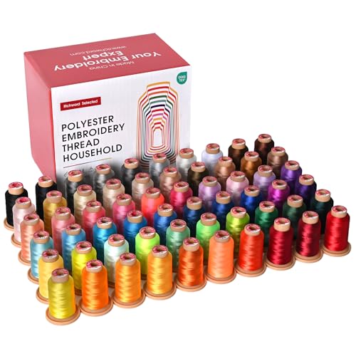 Poolin Embroidery Machine Thread Kit 60 Colors - color: 60 Colors