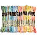 18 Skeins 157 Yards Rainbow Friendship Bracelet String for Sewing - color: Gradient Color