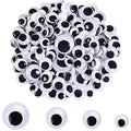 FEBSNOW 200Pcs 15mm-30mm Googly Wiggle Eyes Self Adhesive for DIY Crafts - size: 15mm-30mm