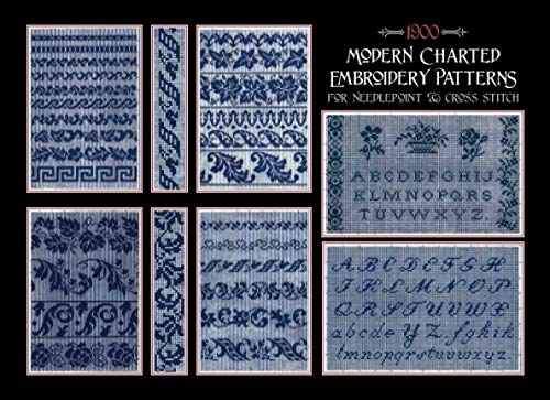 Modern Charted Embroidery Patterns: for Needlepoint & Cross Stitch