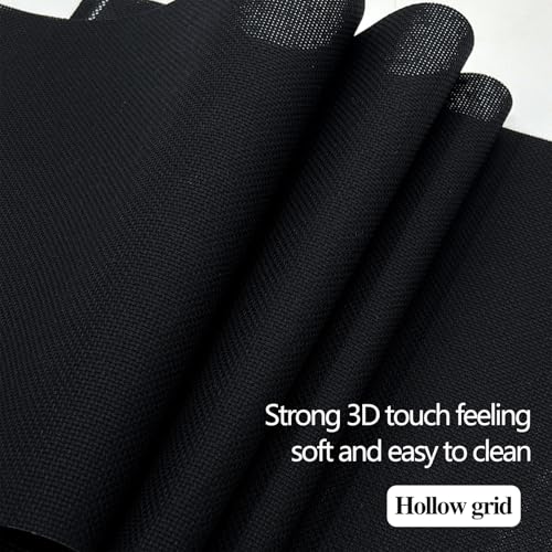 Aida Cloth 14 Count Cross Stitch Fabric Cross Stitch Aida Cloth for Embroidery and Needlework (Black, 30 * 39inch) - color: Black