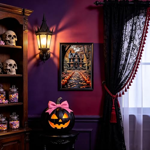 Pumpkin Fall Stamping Cross Stitch Kit for Adults Dimensions Stitching Kit - color: J180-01