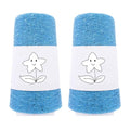 2 Balls Sequin Sparkle Lurex Yarn, Shining Glitter Metallic Knitting-in Accessory Yarn Thread for Knitting and Crochet Sweater Shawl 5000 Yards (1, Lake Blue) - color: Lake Blue