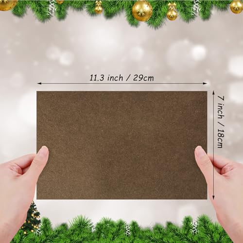 Jtnohx Felt for Crafts, 16 Pcs Felt Fabric, 7"×11.3" Stiff Felt Sheets, Craft Felt Square for Sewing (Dark Brown) - color: Dark Brown
