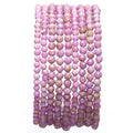 BEADIA Faceted Natural Purple Micas Stone Round Loose Semi Gemstone Beads for Jewelry Making 3-3.5mm 38cm - color: Purple Mica Faceted, size: 3-3.5mm