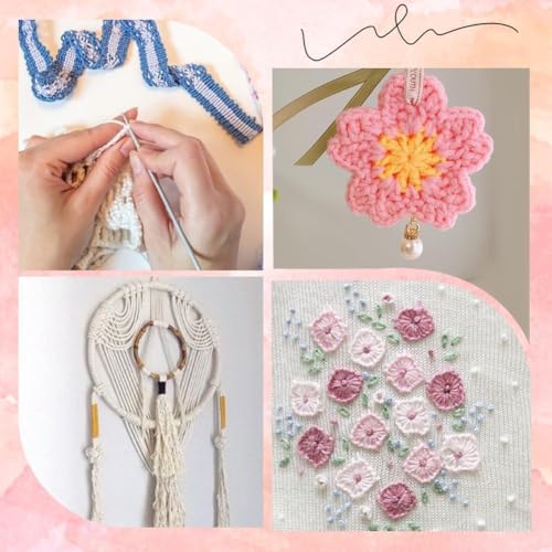 10 Skeins Purple Embroidery Floss Bracelet String for Sewing - color: Light Purple