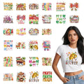 30Pcs Mexico Cinco De Mayo Dtf Transfers Ready to Press Let's Fiesta Bow Iron on Transfers for Tshirts Tequila Tacos Nachos Hat Heat Transfer Vinyl Stickers for Clothing Pillows Bag DIY Crafts - color: Cinco De Mayo