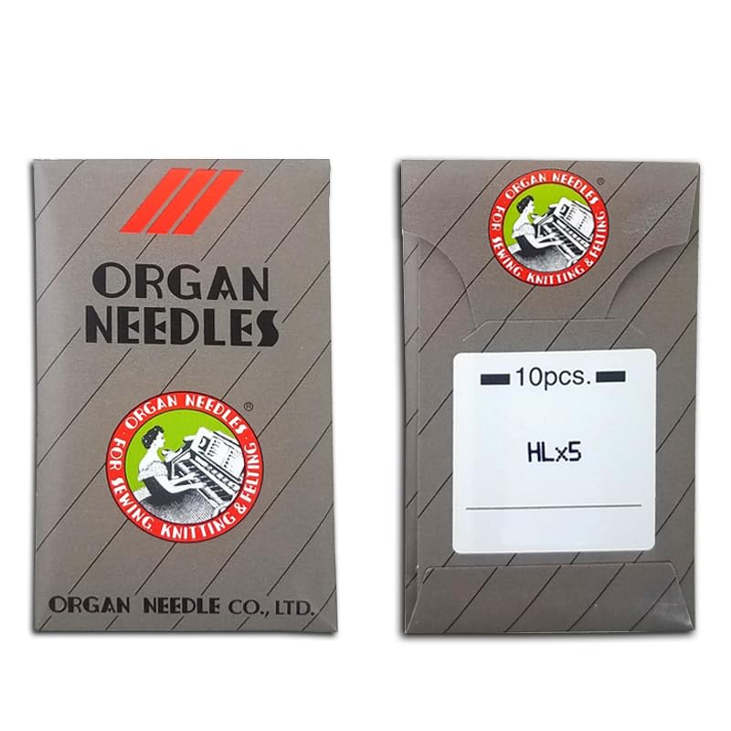 20 Organ HLX5 TITATNIUM (PD) High Speed Needles for Quilting, Jeans, Applique or Heavy Embroidery ~ Multiple Sizes! (Metric 75/11) - size: METRIC 75 / 11
