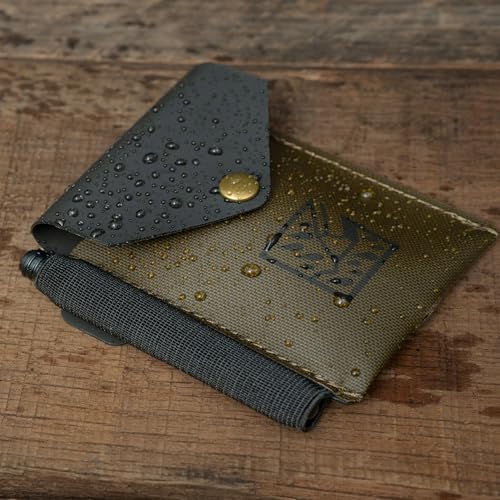 Rite in the Rain Monsoon On-the-Go Wallet, 3 3/8” x 3 ¾”, TPU fabric, Pen Holder (No. C971) - style: Wallet Kit
