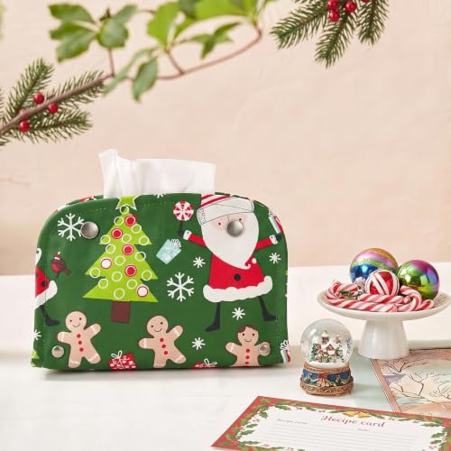 Aubliss 8pcs Fat Quarter Fabric Bundles (100% Cotton - 20'' x 20'') - color: Christmas Santa & Snowman
