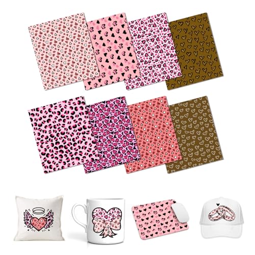 HTVSTD Leopard Sublimation Transfer Ink Paper 8 Sheets 12 * 10in - color: Unicorn-10