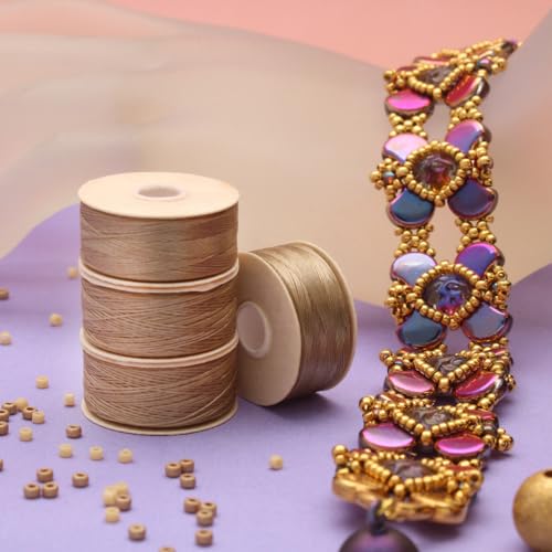 The Beadsmith Nymo Thread, Made of Nylon - size: Size B, 72 Yards, style: Ash