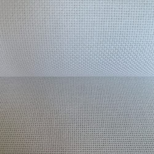 22 Count Evenweave Fabric Soft Cross Stitch Cloth, White, W59 x L39 - color: Softer-white, size: W59″ x L39″