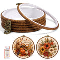 Caydo 6PCS 8inch Embroidery Hoops Display Frame - size: 8.5 Inch