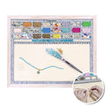 hobbyworker Beading Mat,Bead Board with Wooden Tray for Seed Beads