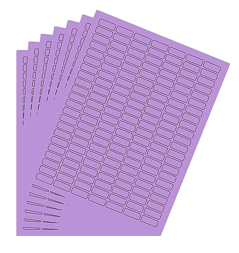Royal Green Printable Rectangle Labels, 1 x 0.375 Inch - 1540 Pack - color: Purple, size: 1540