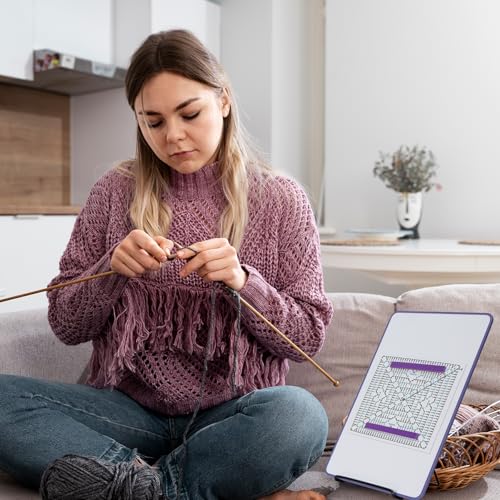 BABYSHEEP Knitting Pattern Holder with 8 Replacement Magnets - color: Purple