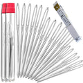 Orrdice 18+1PCS Large Eye Blunt Needles, Stainless Steel Yarn Knitting Needles, Sewing Needles, Crafting Knitting Weaving Stringing Needles,Perfect for Finishing Off Crochet Projects. - color: 18 PCS