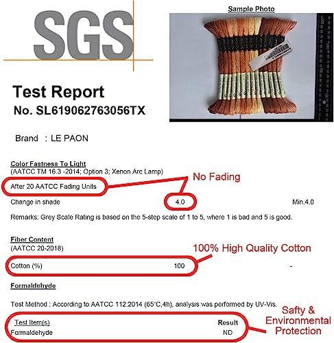 All 447 Color Embroidery Floss - Cross Stitch Threads - Friendship Bracelets Floss - Crafts Floss… - color: 447 dmc colors