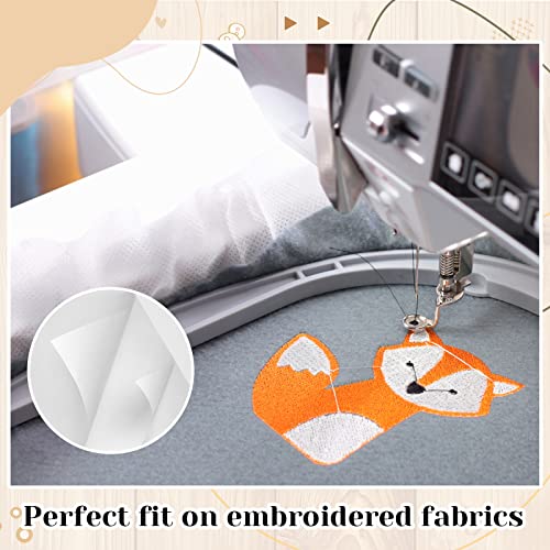 Geosar 2 Rolls 12'' X 50 yd Tear Away Embroidery Stabilizer Backing