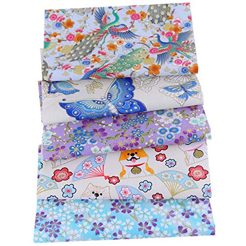 30pcs 8" x 10"(20cm x 25cm) Cotton Craft Fabric Bundle Squares Patchwork - color: Multicolored
