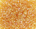 Glass Bugle Tube Mini Seed Beads 1400Pcs/30g 2 * 3mm Small Craft Loose Spacer Beads for DIY Bracelets Necklace Earring Jewelry Making (Gold) - color: Gold