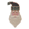 Saint Nick Beaded Counted Cross Stitch Kit Mill Hill 1999 Charmed Santa Faces MHCSF18